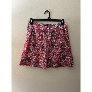 LOFT Floral Print‎ Shorts Womens Size 4 Colorful Casual (A586)